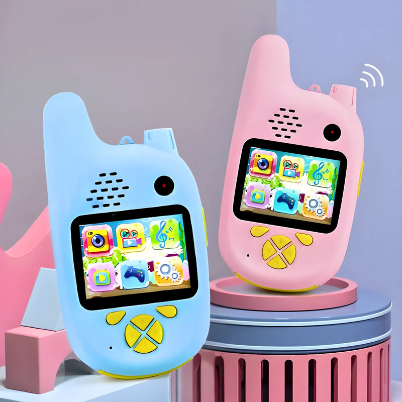 Walkie Talkie Infantil Com Câmera Digital