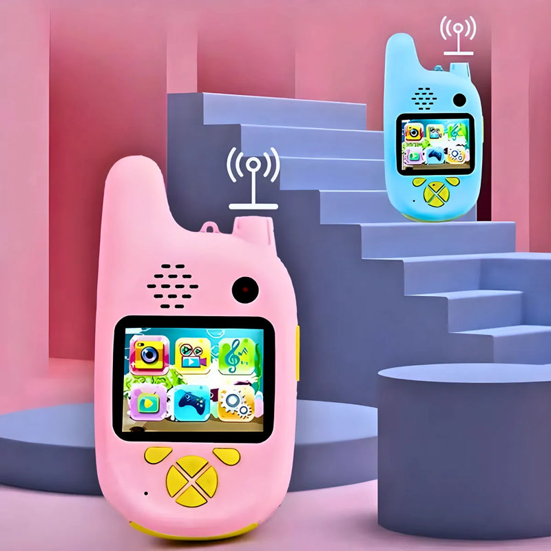 Walkie Talkie Infantil Com Câmera Digital