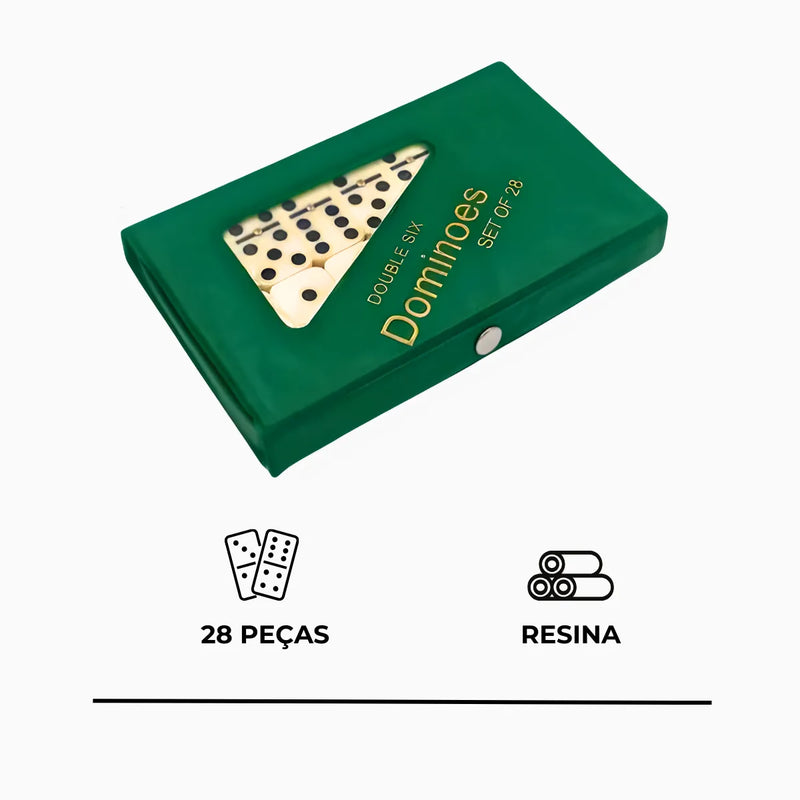 Dominó De Osso Profissional - 28 Peças DDOP28P0001